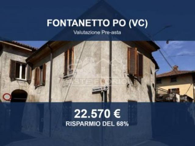 Immobile in asta di 286 m con più di 5 locali e box auto in vendita a Fontanetto Po