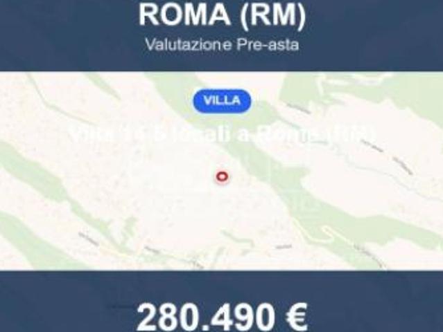 Immobile in asta di 295 m con più di 5 locali in vendita a Roma