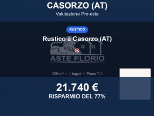 Immobile in asta di 296 m in vendita a Casorzo