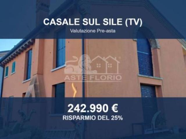 Immobile in asta di 200 m, box auto in vendita a Casale sul Sile