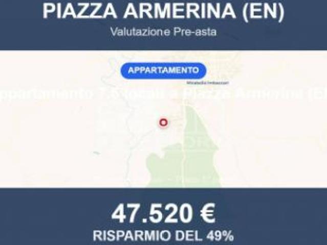 Immobile in asta di 202 m, box auto in vendita a Piazza Armerina