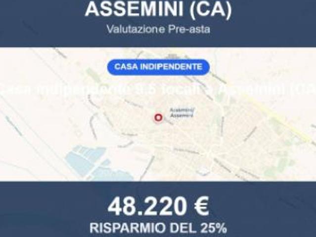 Immobile in asta di 207 m con più di 5 locali in vendita a Assemini