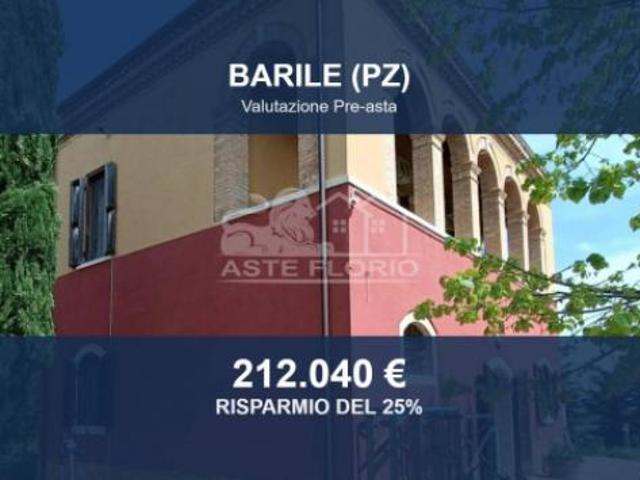 Immobile in asta di 204 m, box auto doppio in vendita a Barile