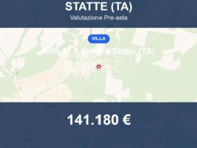 Immobile in asta di 206 m con più di 5 locali e box auto in vendita a Statte
