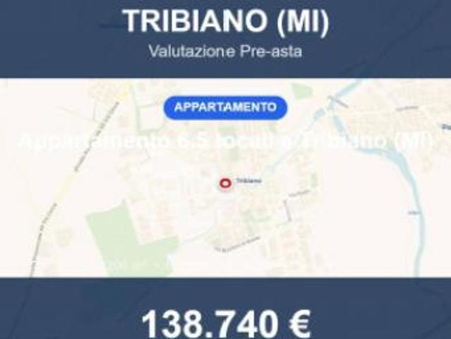 Immobile in asta di 208 m con più di 5 locali e posto auto in vendita a Tribiano