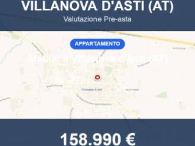 Immobile in asta di 217 m, box auto doppio in vendita a Villanova d'Asti