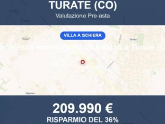Immobile in asta di 215 m con più di 5 locali e box auto in vendita a Turate