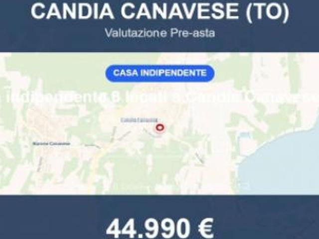 Immobile in asta di 216 m con più di 5 locali e box auto in vendita a Candia Canavese