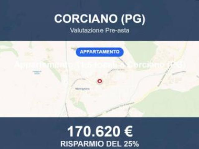 Immobile in asta di 216 m in vendita a Corciano