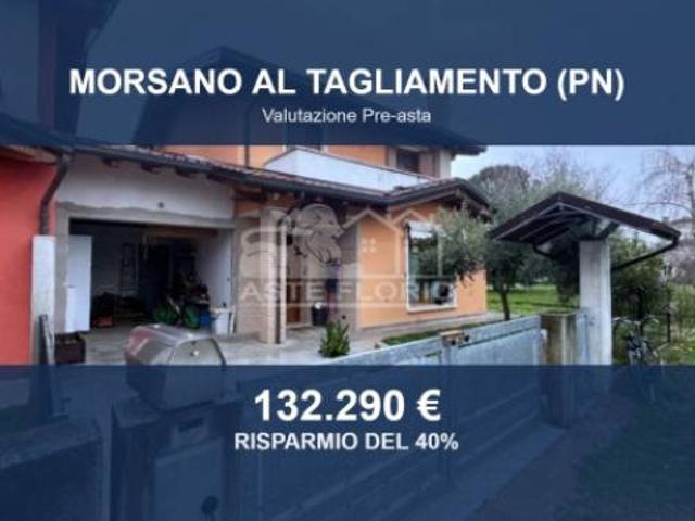 Immobile in asta di 222 m, box auto in vendita a Morsano al Tagliamento