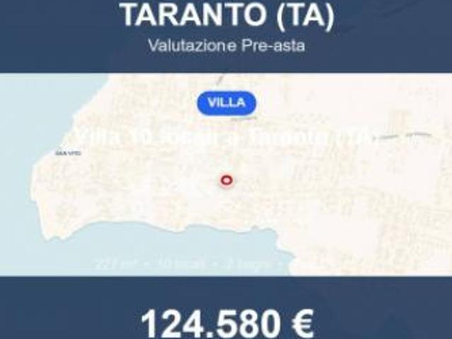 Immobile in asta di 227 m con più di 5 locali e box auto in vendita a Taranto