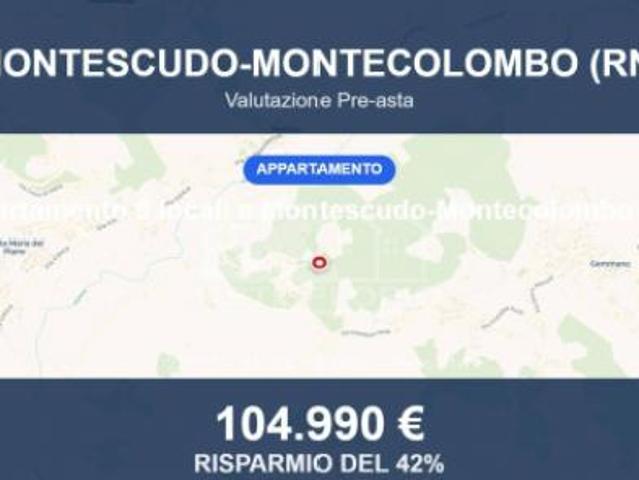 Immobile in asta di 226 m, box auto in vendita a Montescudo Montecolombo