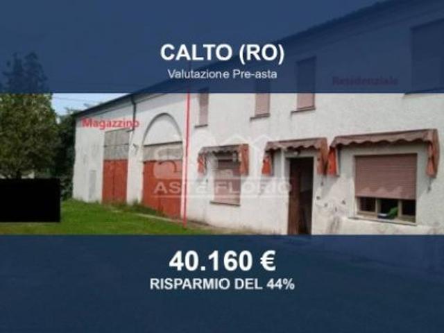 Immobile in asta di 237 m con più di 5 locali e box auto in vendita a Calto