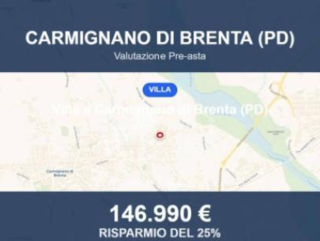 Immobile in asta di 238 m, box auto in vendita a Carmignano di Brenta