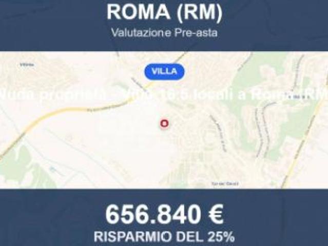 Immobile in asta di 352 m con più di 5 locali e box auto in vendita a Roma