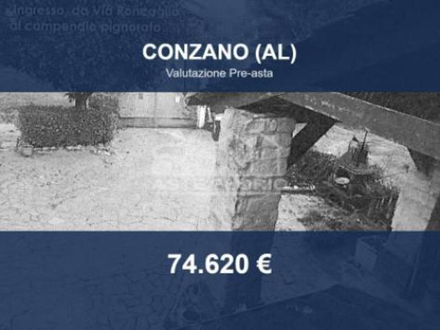 Immobile in asta di 369 m, box auto in vendita a Conzano