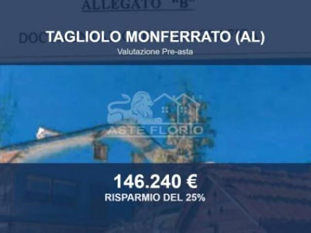 Immobile in asta di 390 m con più di 5 locali e box auto in vendita a Tagliolo Monferrato