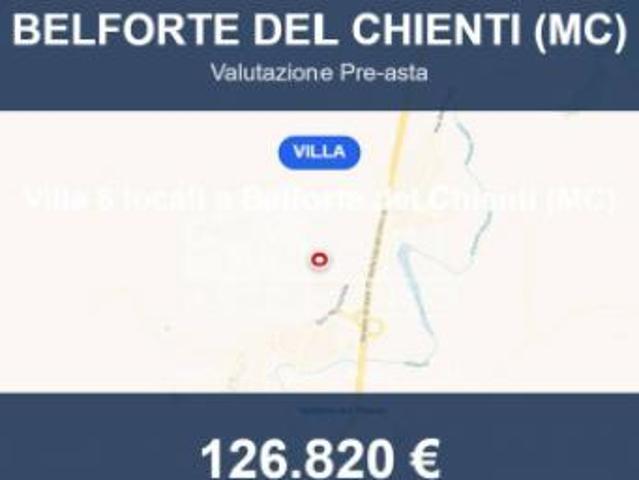 Immobile in asta di 303 m con più di 5 locali e box auto in vendita a Belforte del Chienti