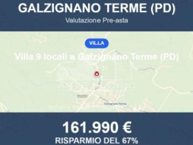 Immobile in asta di 302 m con più di 5 locali e box auto in vendita a Galzignano Terme