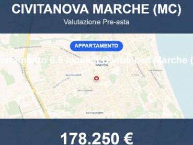 Immobile in asta di 324 m, box auto in vendita a Civitanova Marche