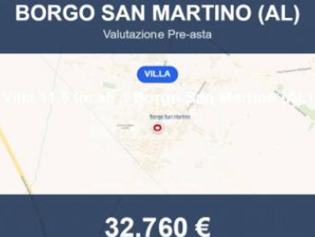 Immobile in asta di 324 m con più di 5 locali e box auto in vendita a Borgo San Martino