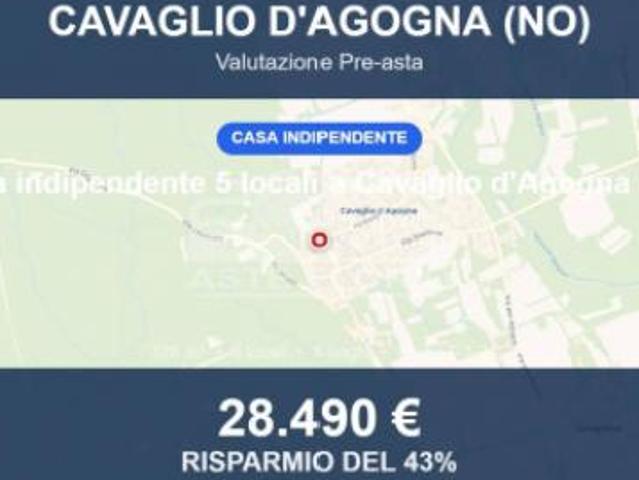 Immobile in asta di 328 m, box auto in vendita a Cavaglio d'Agogna