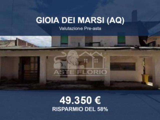 Immobile in asta di 334 m, box auto in vendita a Gioia dei Marsi