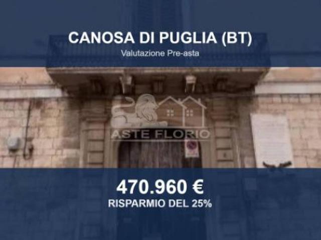 Immobile in asta di 469 m con più di 5 locali e box auto in vendita a Canosa di Puglia