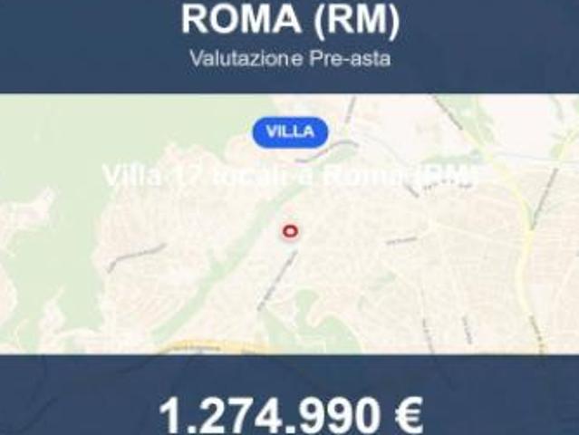Immobile in asta di 420 m con più di 5 locali e box auto in vendita a Roma