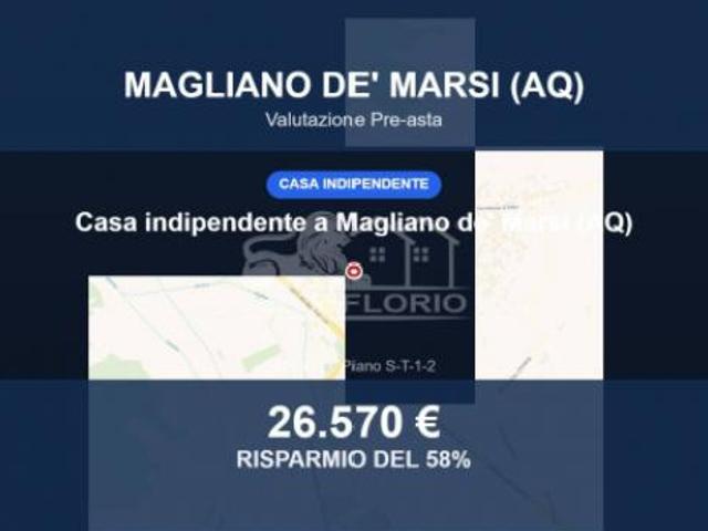 Immobile in asta di 420 m in vendita a Magliano de' Marsi