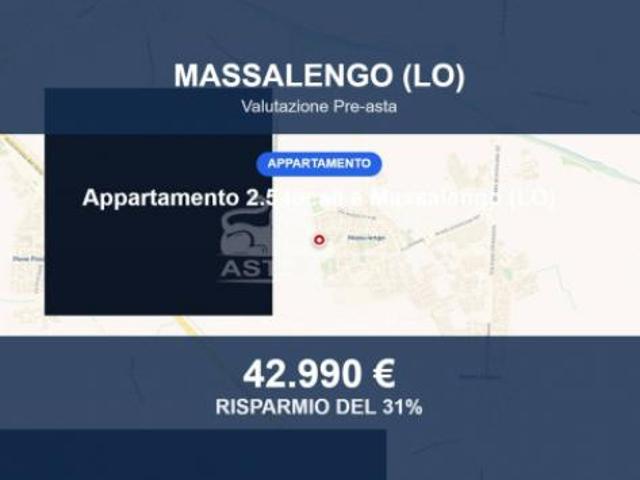 Immobile in asta di 43 m, box auto in vendita a Massalengo