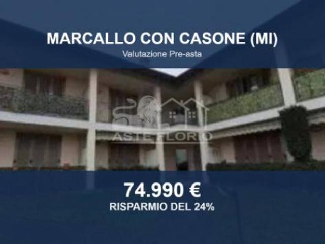 Immobile in asta di 54 m, box auto in vendita a Marcallo con Casone