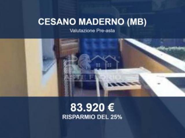 Immobile in asta di 59 m, box auto in vendita a Cesano Maderno