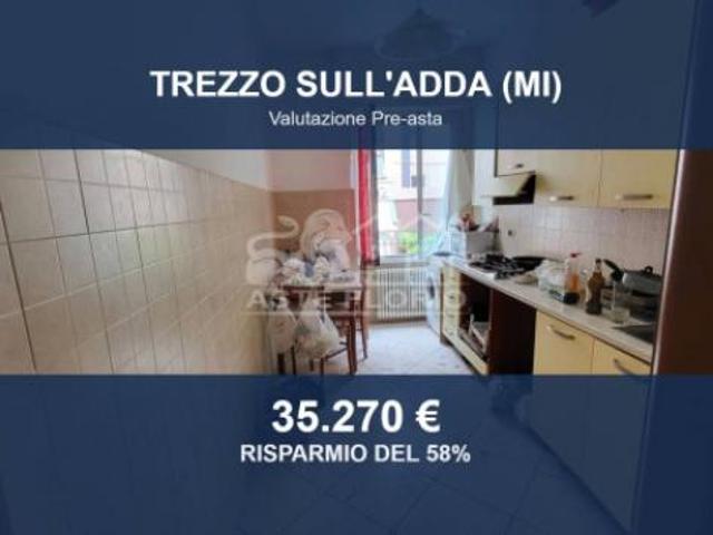 Immobile in asta di 66 m, box auto in vendita a Trezzo sull'Adda