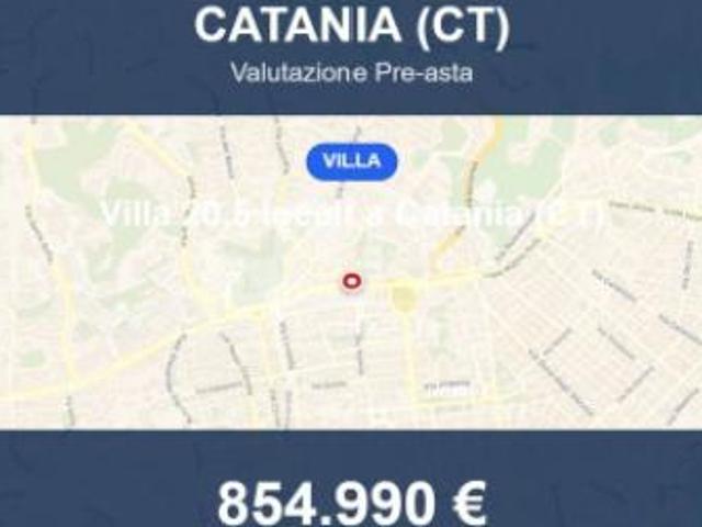 Immobile in asta di 605 m con più di 5 locali e box auto in vendita a Catania
