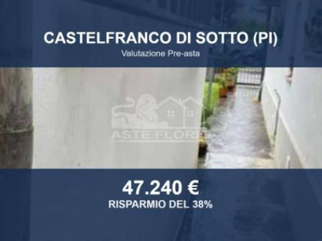Immobile in asta di 62 m, box auto doppio in vendita a Castelfranco di Sotto
