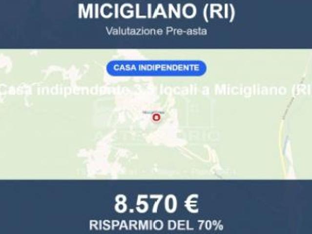 Immobile in asta di 75 m in vendita a Micigliano