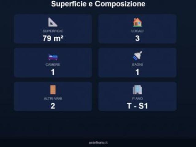 Immobile in asta di 79 m, box auto in vendita a Lariano