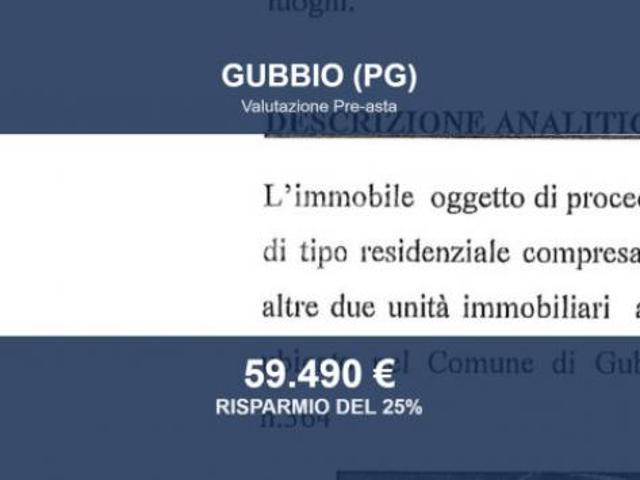 Immobile in asta di 70 m, box auto in vendita a Gubbio