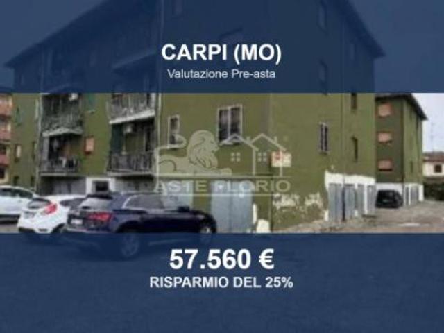 Immobile in asta di 89 m, box auto in vendita a Carpi