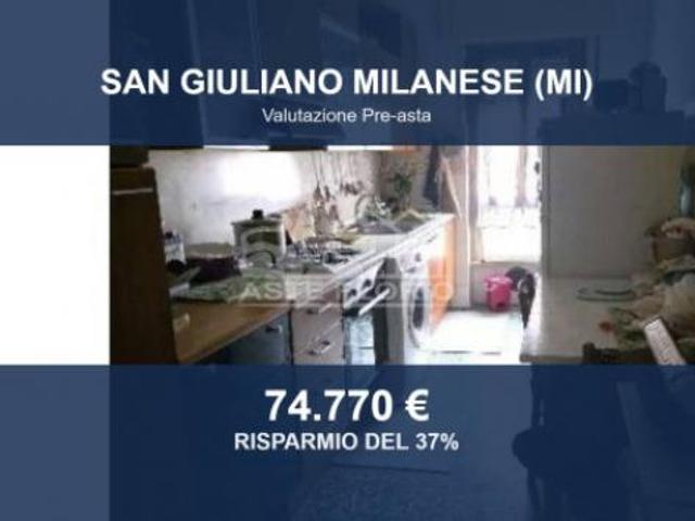 Immobile in asta di 83 m, box auto in vendita a San Giuliano Milanese