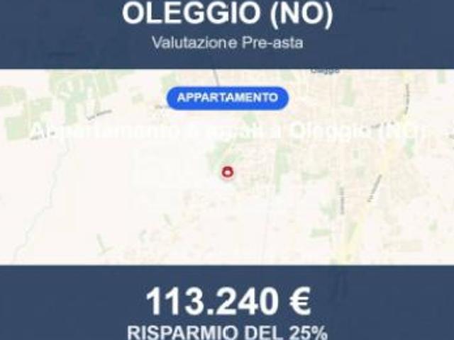 Immobile in asta di 95 m, box auto doppio in vendita a Oleggio