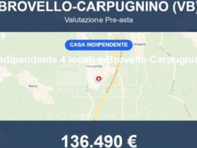 Immobile in asta di 95 m in vendita a Brovello Carpugnino