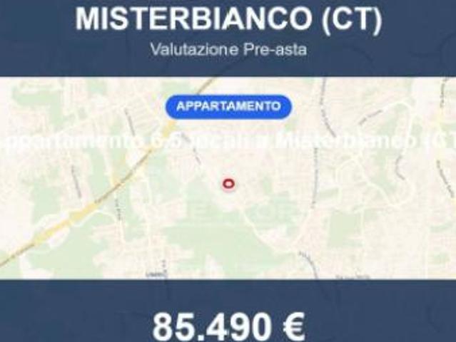 Immobile in asta di 97 m con più di 5 locali e box auto in vendita a Misterbianco