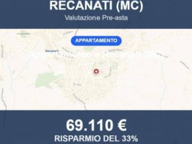 Immobile in asta di 97 m, box auto in vendita a Recanati
