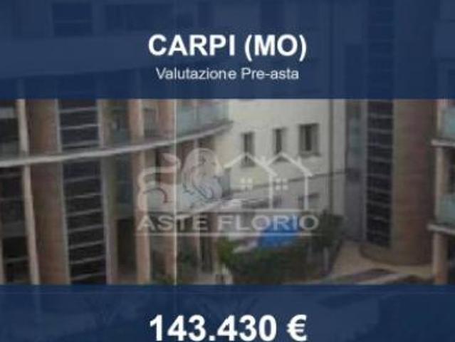 Immobile in asta di 98 m, box auto doppio in vendita a Carpi
