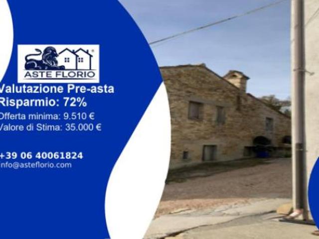 Immobile in asta di 99 m, box auto in vendita a Falerone
