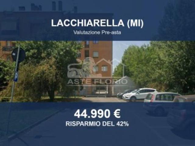 Immobile in asta di 99 m, box auto in vendita a Lacchiarella