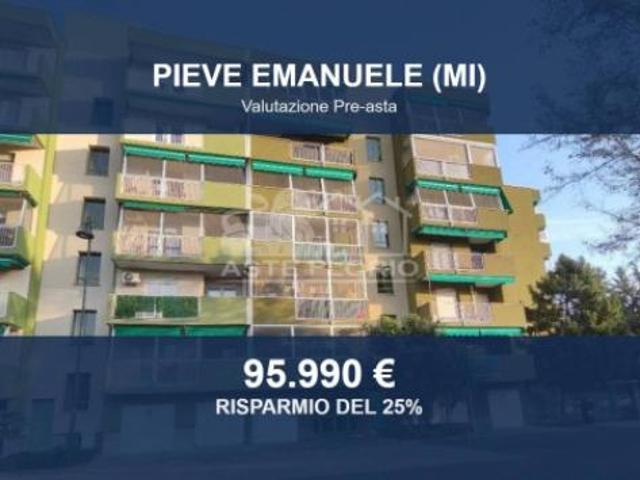 Immobile in asta di 99 m, box auto in vendita a Pieve Emanuele