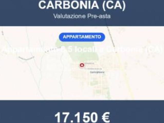 Immobile in asta di 90 m con più di 5 locali in vendita a Carbonia